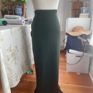 Eileen Fisher Minimal Pull on Wool Skirt